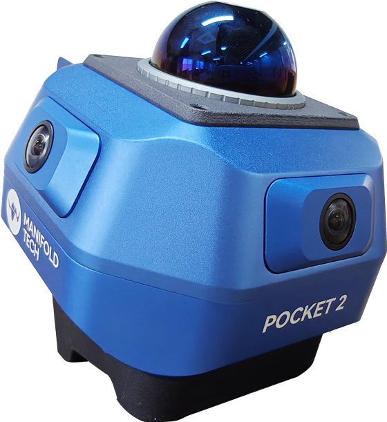 Pocket 2 LiDAR head and cameras